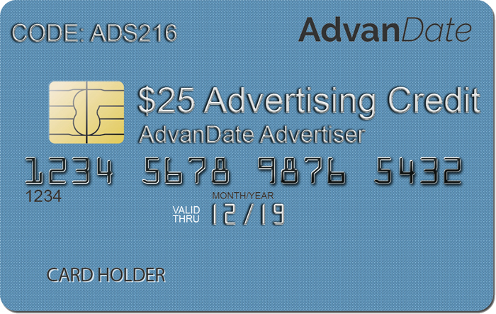 $25 Dollar Ad Credit