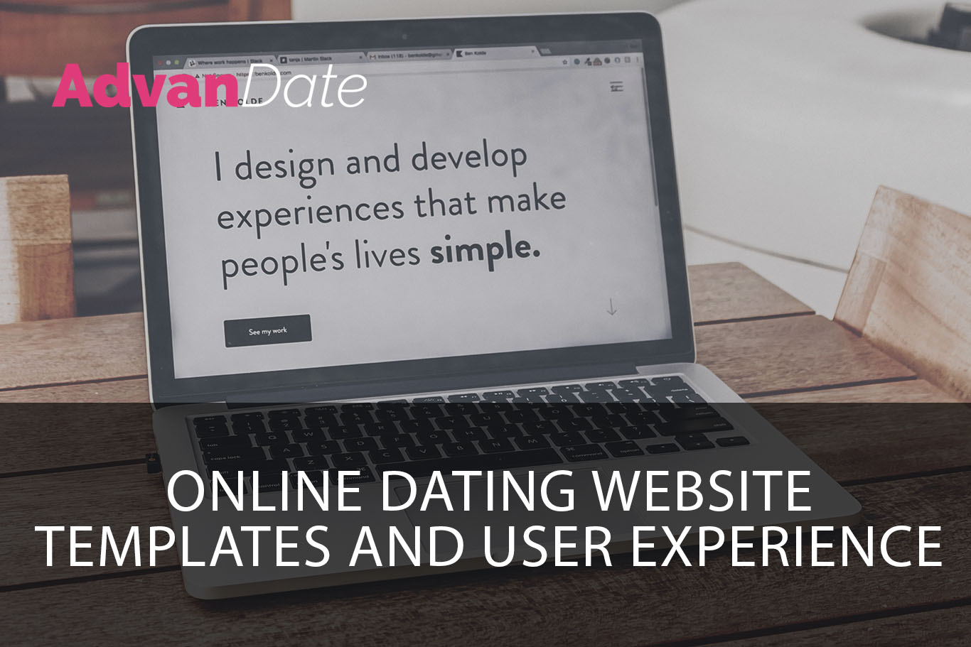 Online dating website templates and user experience