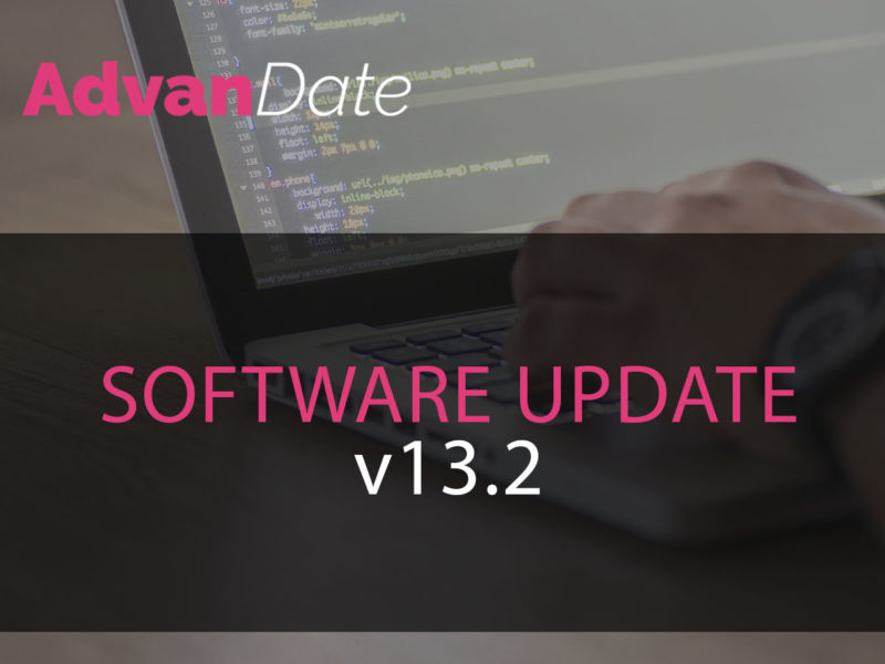 AdvanDate Software update v13.2