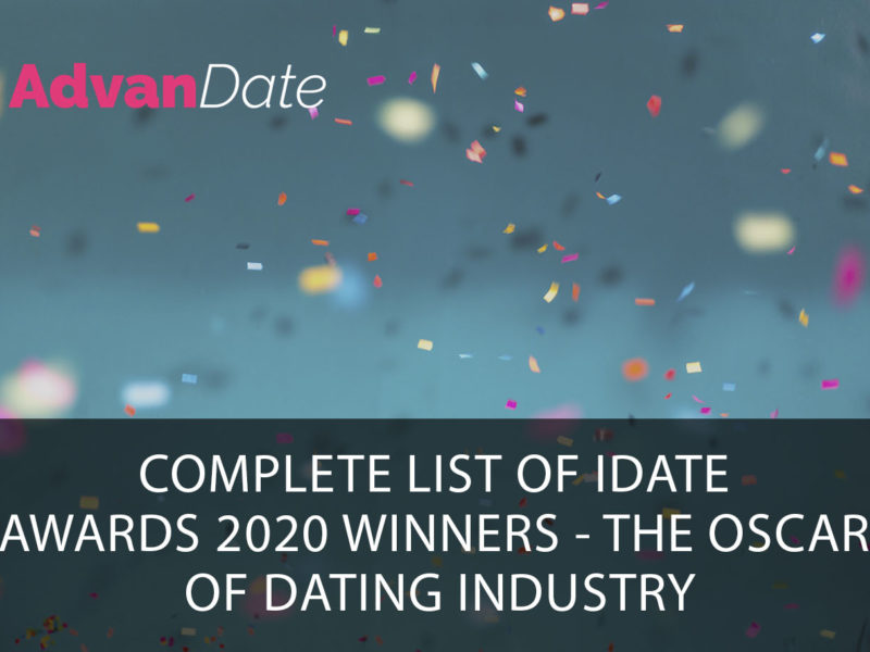 Complete list of iDate Awards 2020 Winners – The Oscar of dating industry