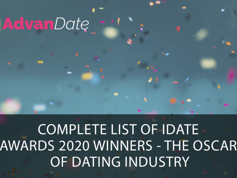 Complete list of iDate Awards 2020 Winners – The Oscar of dating industry
